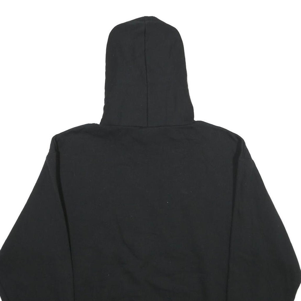 CHAMPION Mens Black College Of Marin Pullover Hoodie L Cotton Blend