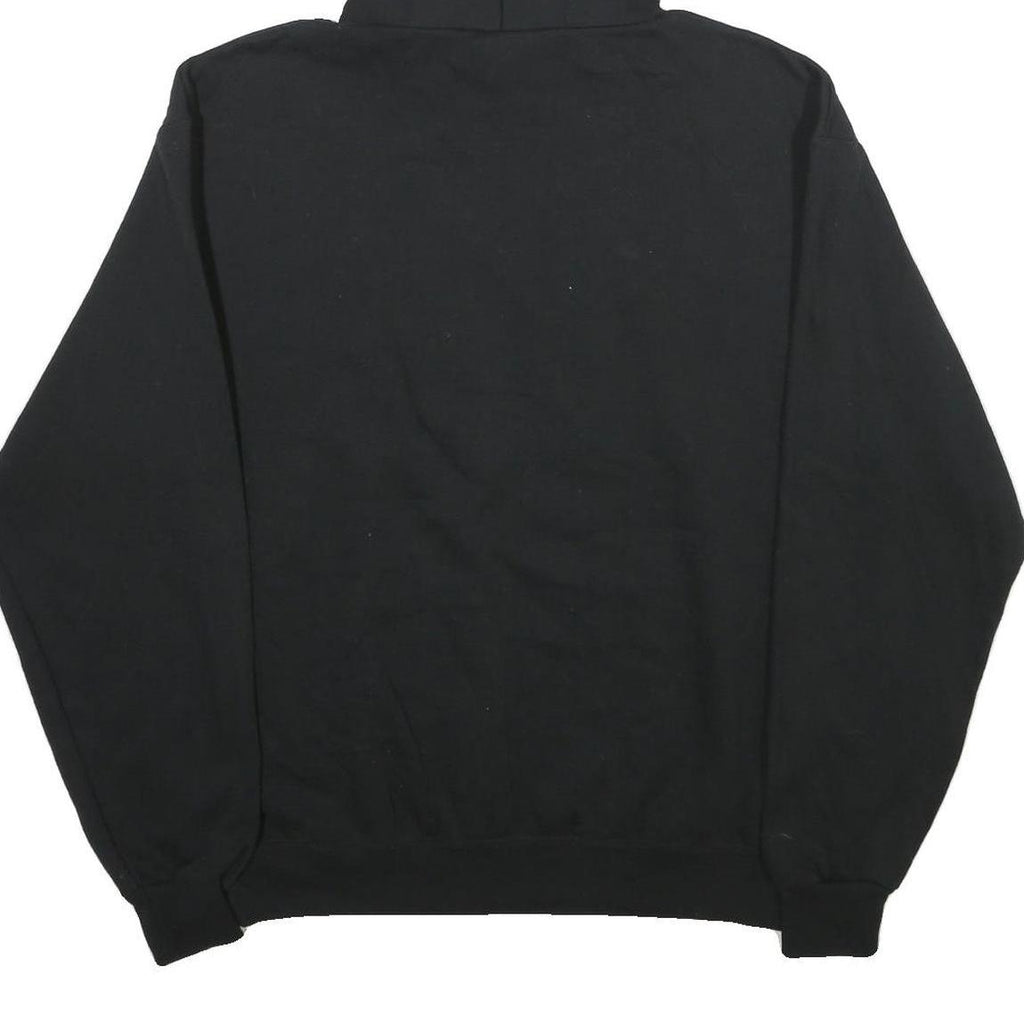 CHAMPION Mens Black College Of Marin Pullover Hoodie L Cotton Blend