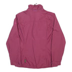JACK WOLFSKIN Womens Maroon Outdoor Jacket XS Synthetic Zip Plain Lightweight