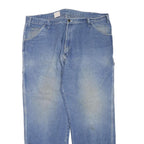DICKIES Mens Regular Fit Blue Denim Straight Leg Cotton Blend Jeans W40 L30