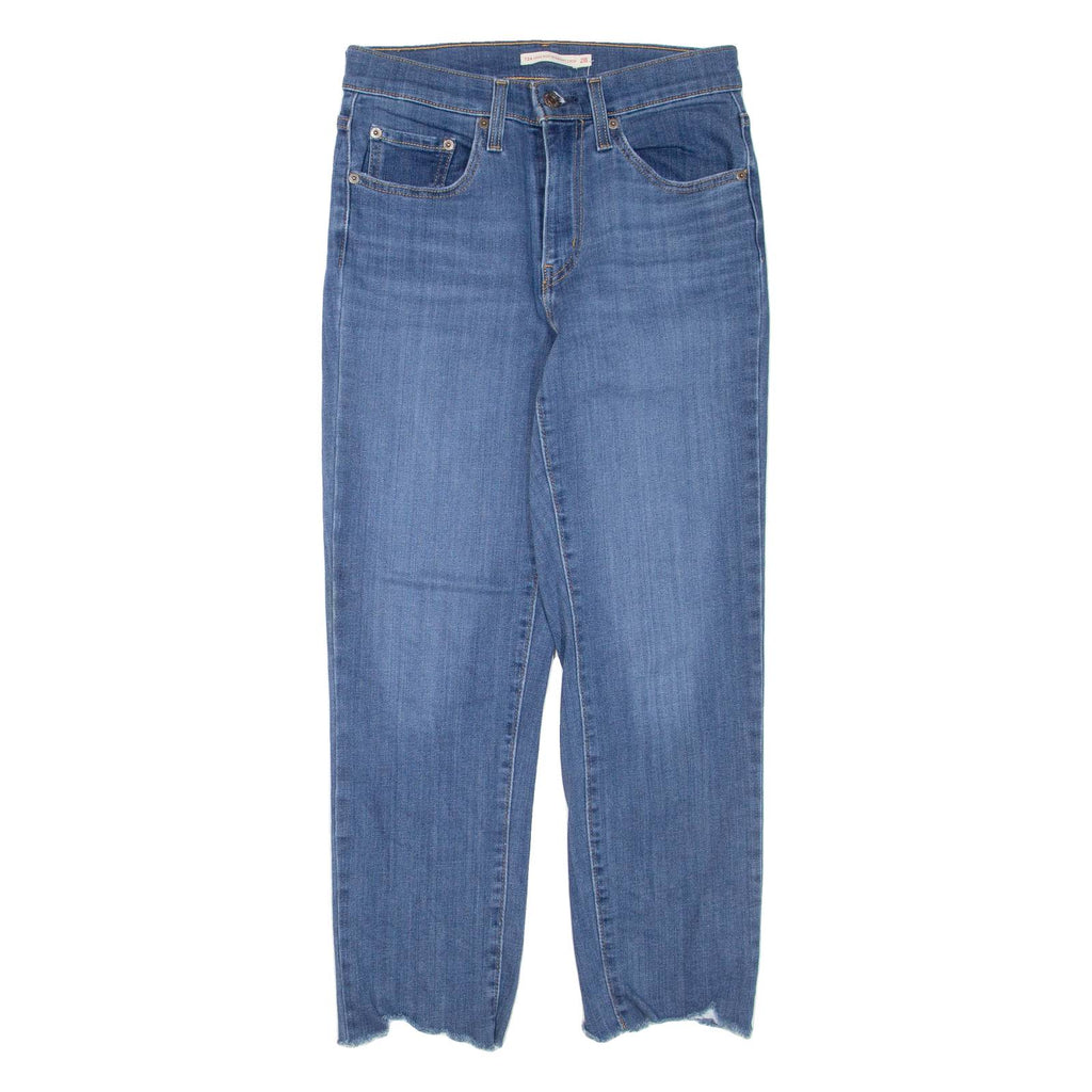 LEVI'S 724 High Rise Womens Jeans Blue Regular Straight W28 L26