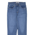 LEVI'S 724 High Rise Womens Jeans Blue Regular Straight W28 L26