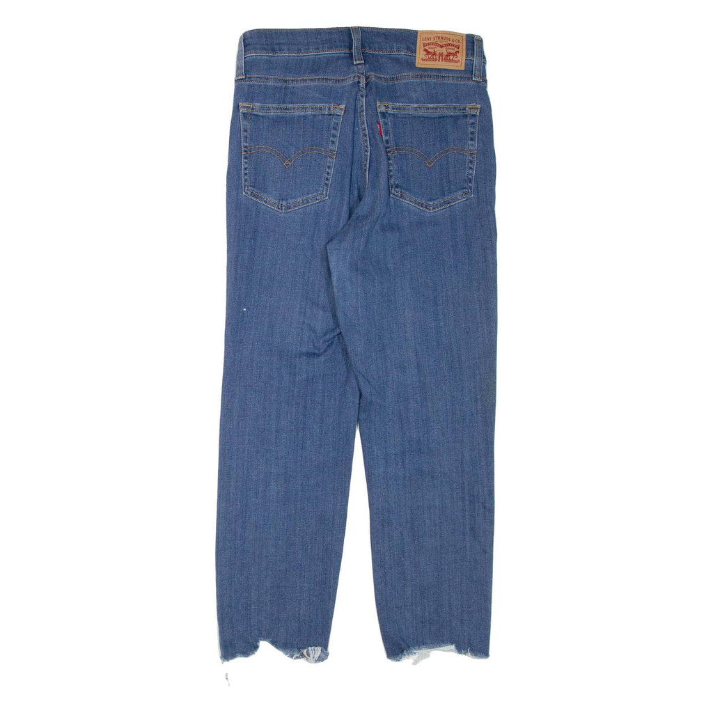 LEVI'S 724 High Rise Womens Jeans Blue Regular Straight W28 L26