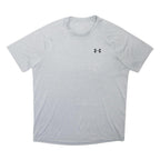 UNDER ARMOUR Mens Grey Athletic T-Shirt M Short Sleeve Crew Neck Performance