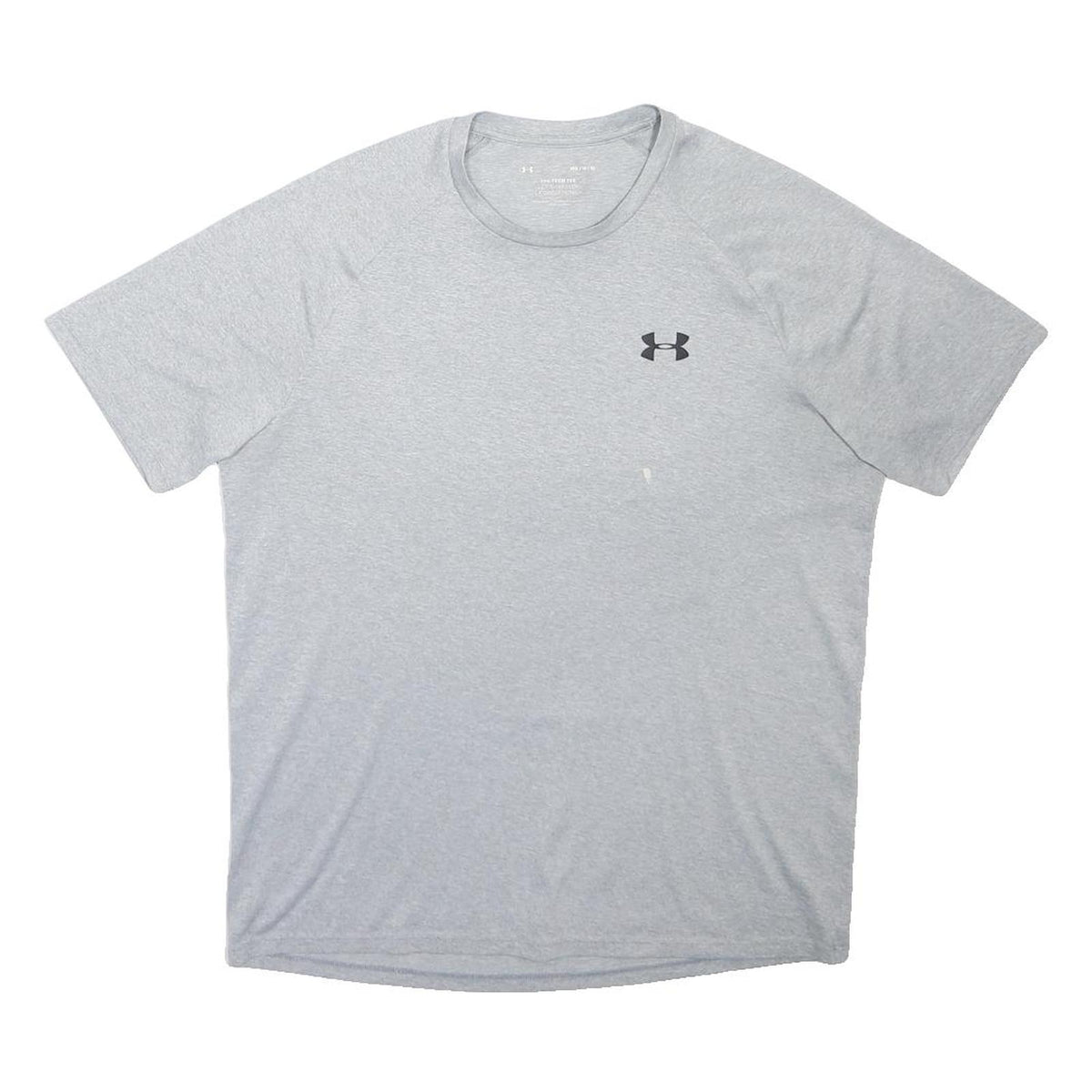 UNDER ARMOUR Mens Grey Athletic T-Shirt M Short Sleeve Crew Neck Performance