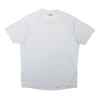 UNDER ARMOUR Mens Grey Athletic T-Shirt M Short Sleeve Crew Neck Performance