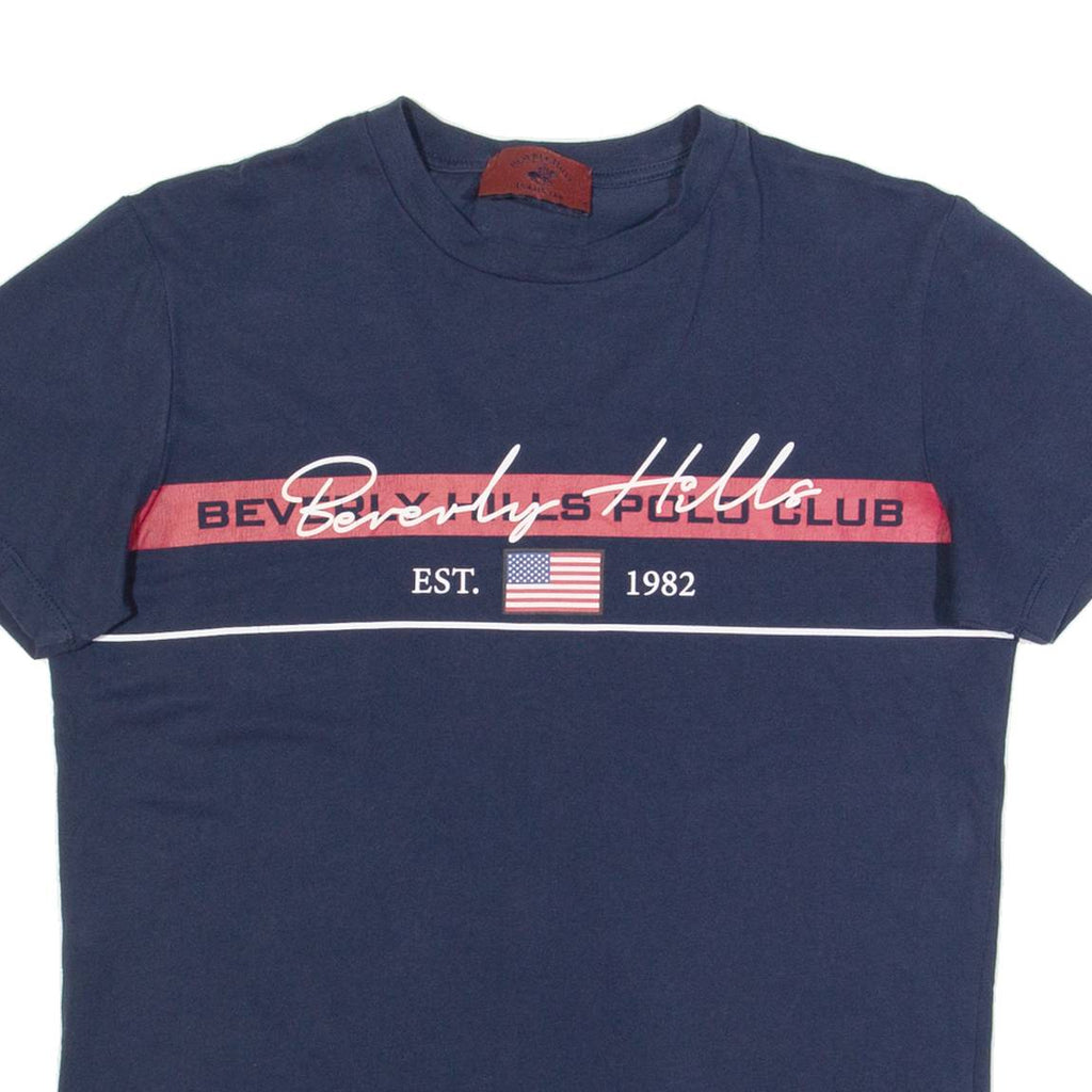 BEVERLY HILLS POLO CLUB Mens T-Shirt Blue S