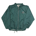 AVANTI Mens Green Coach Jacket XL Polyester Microfibre Plain Zip Lightweight