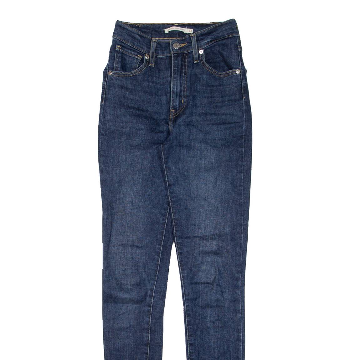 LEVI'S Mile High Womens Jeans Blue Slim Skinny W24 L32