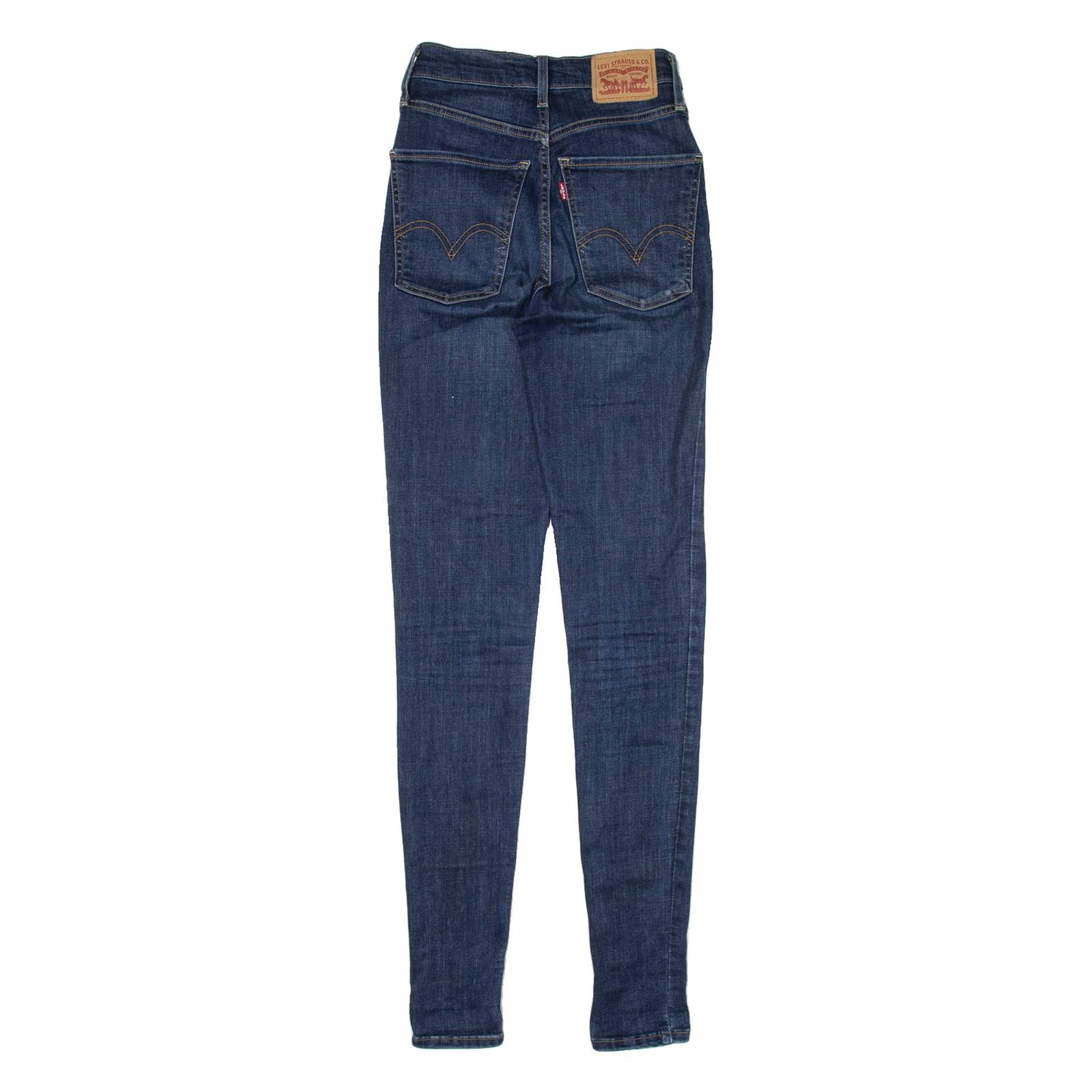 LEVI'S Mile High Womens Jeans Blue Slim Skinny W24 L32