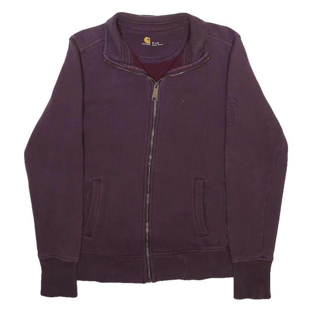 CARHARTT Womens Purple Zip Jacket XS Cotton Blend Casual Comfortable Fashion