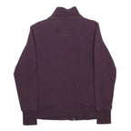 CARHARTT Womens Purple Zip Jacket XS Cotton Blend Casual Comfortable Fashion