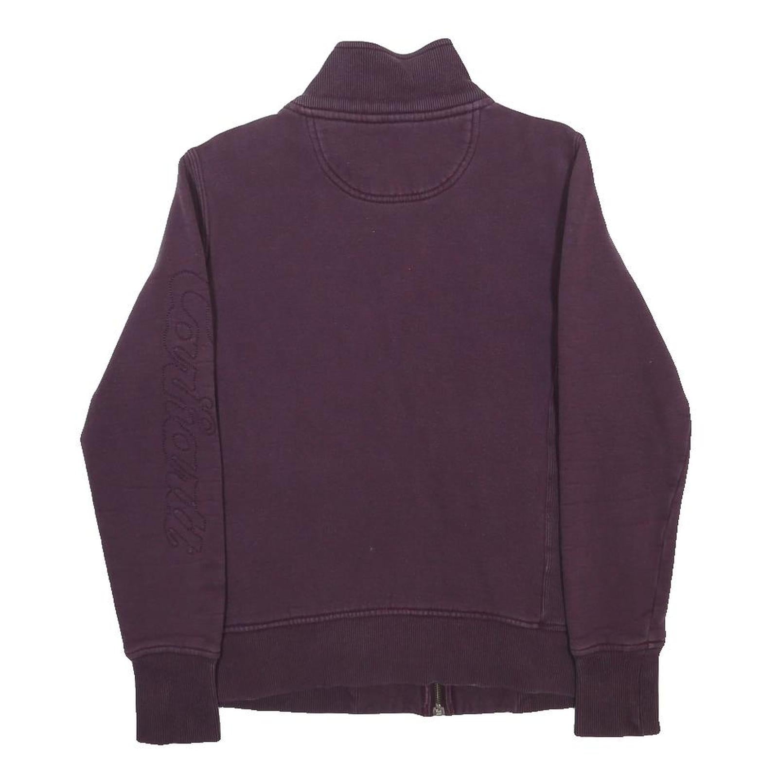 CARHARTT Womens Purple Zip Jacket XS Cotton Blend Casual Comfortable Fashion