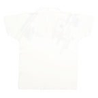 SERGIO TACCHINI Mens White & Pink Geometric Short Sleeve Polo Shirt L