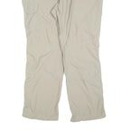 COLUMBIA Womens Regular Beige Polyester Blend Zip Trousers W36 L30 Outdoor
