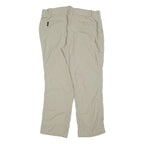 COLUMBIA Womens Regular Beige Polyester Blend Zip Trousers W36 L30 Outdoor