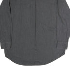 CHAPS Mens Black Cotton Button-Down Long Sleeve Shirt L Classic Style Casual