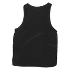 MAJE Womens Black Basic Sleeveless Round Neck Top S Lightweight Summer