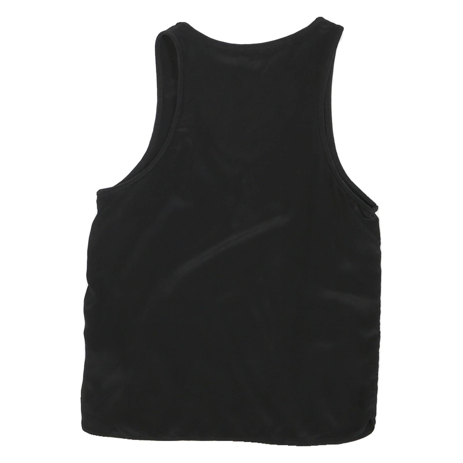MAJE Womens Black Basic Sleeveless Round Neck Top S Lightweight Summer