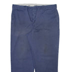 DICKIES 874 Workwear Mens Trousers Blue Regular Straight W40 L28
