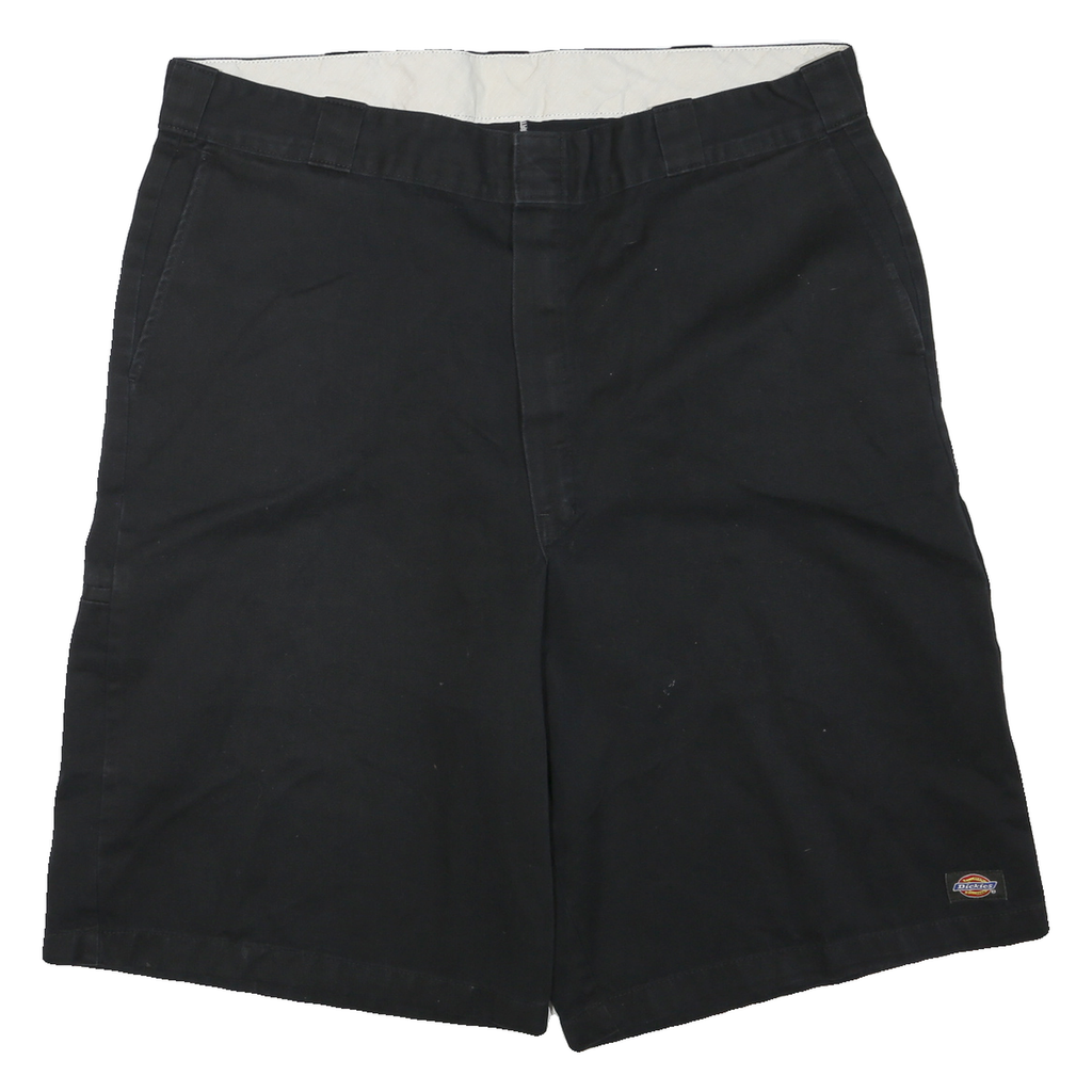 DICKIES Mens Black Cotton Blend Casual Shorts 2XL W40 Workwear Durable