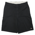 DICKIES Mens Black Cotton Blend Casual Shorts 2XL W40 Workwear Durable