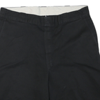 DICKIES Mens Black Cotton Blend Casual Shorts 2XL W40 Workwear Durable