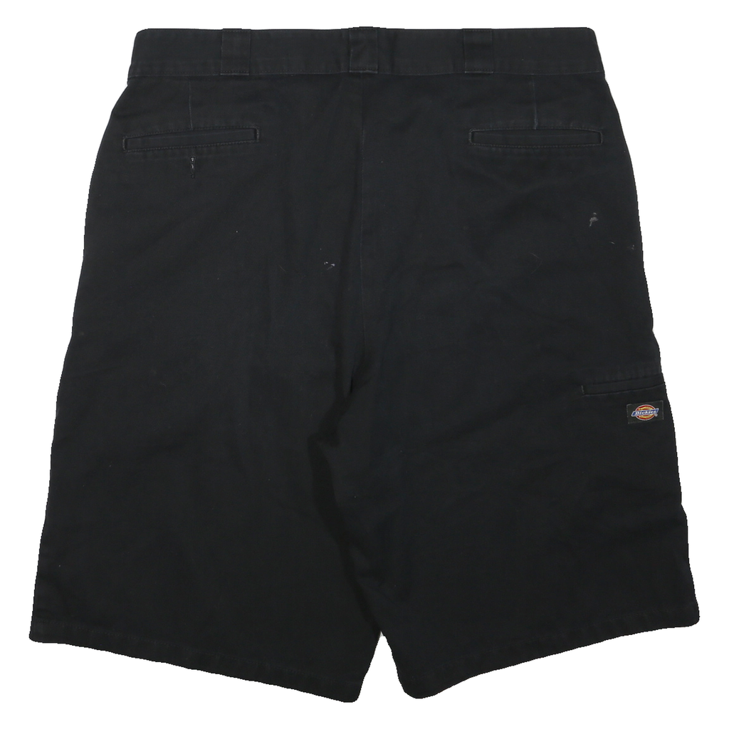 DICKIES Mens Black Cotton Blend Casual Shorts 2XL W40 Workwear Durable