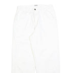 SPOTLITE Womens White Cotton Blend Regular Fit Straight Leg Denim Jeans W30 L28