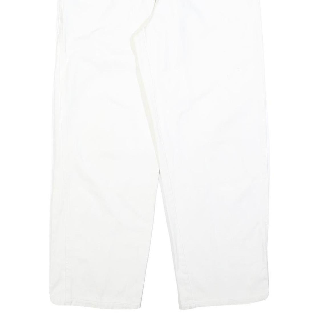 SPOTLITE Womens White Cotton Blend Regular Fit Straight Leg Denim Jeans W30 L28