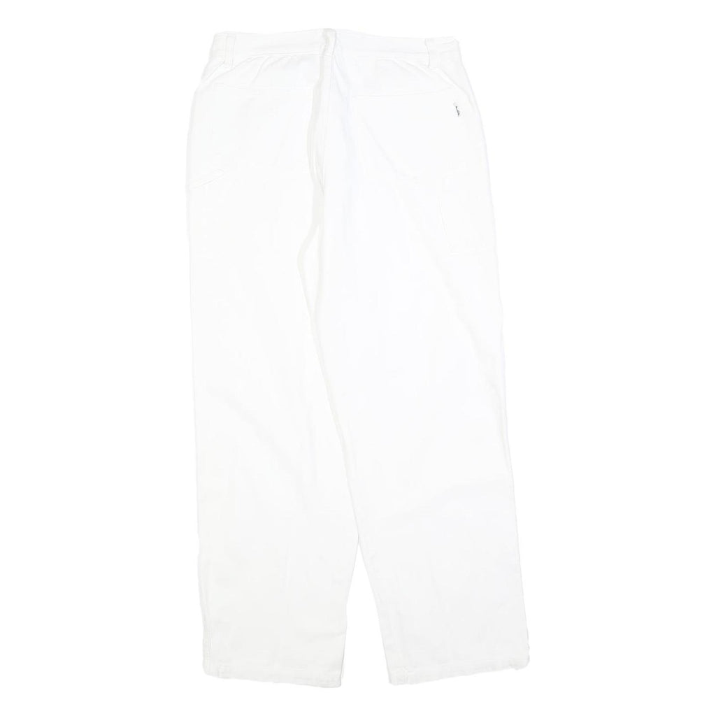 SPOTLITE Womens White Cotton Blend Regular Fit Straight Leg Denim Jeans W30 L28