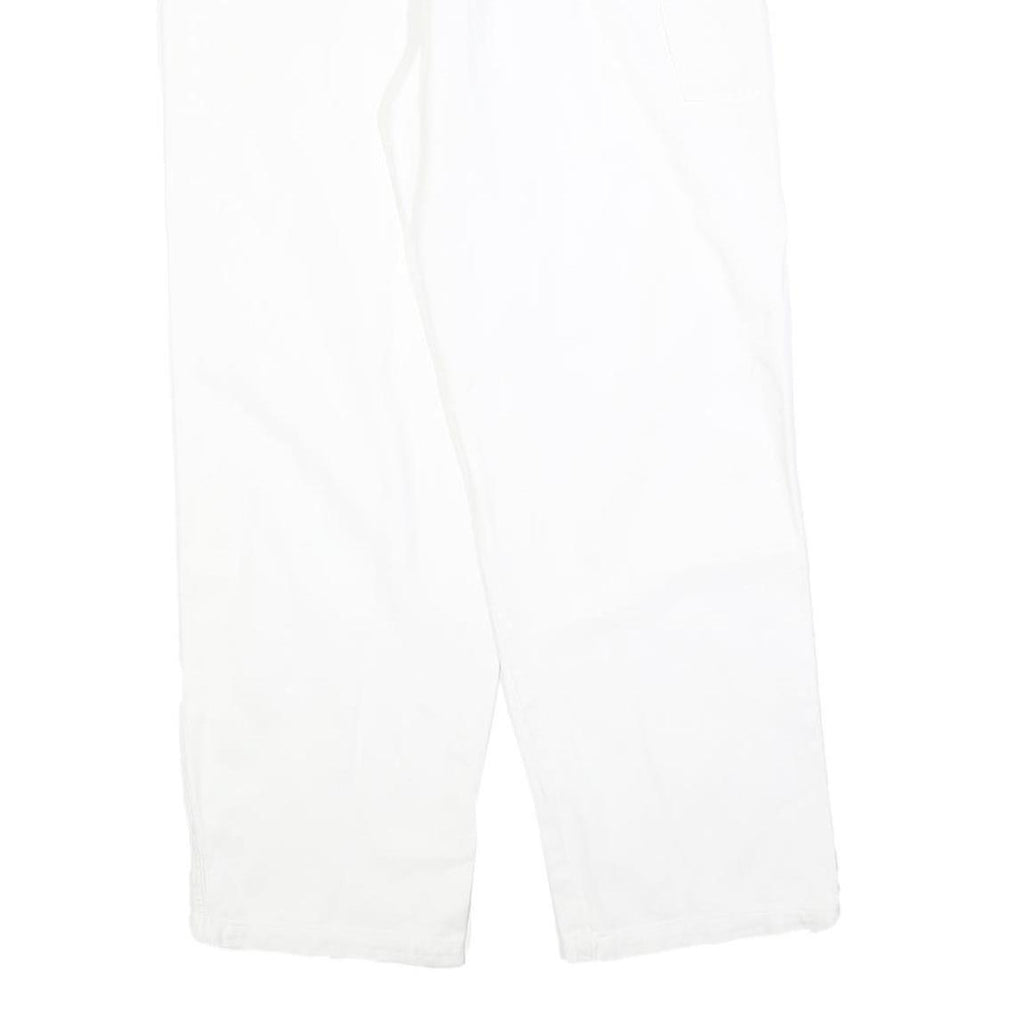 SPOTLITE Womens White Cotton Blend Regular Fit Straight Leg Denim Jeans W30 L28