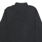 CHAPS Mens Black Long Sleeve Cotton Blend Polo Shirt XL Classic Fit Embroidered