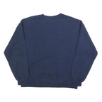 MV SPORT Womens Navy Marian Knights Crew Neck L Cotton Blend Sweatshirt