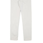 LEVI'S Mens Slim White Jeans Denim W27 L30 Cotton Blend Zip Fastening