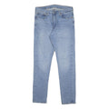 LEVI'S 512 Mens Slim Light Blue Denim Jeans W33 L32 Classic Zip Closure