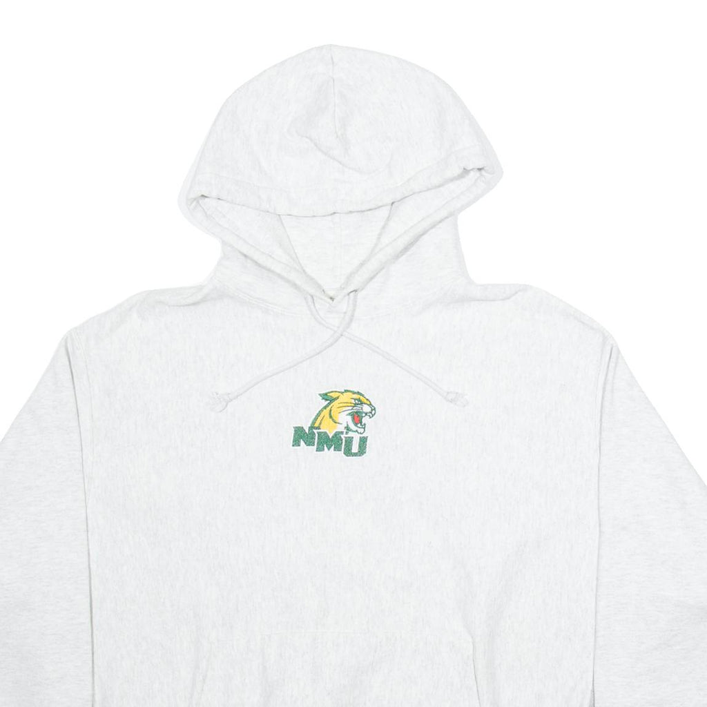 CHAMPION Northern Michigain University Mens Grey Hoodie USA 2XL