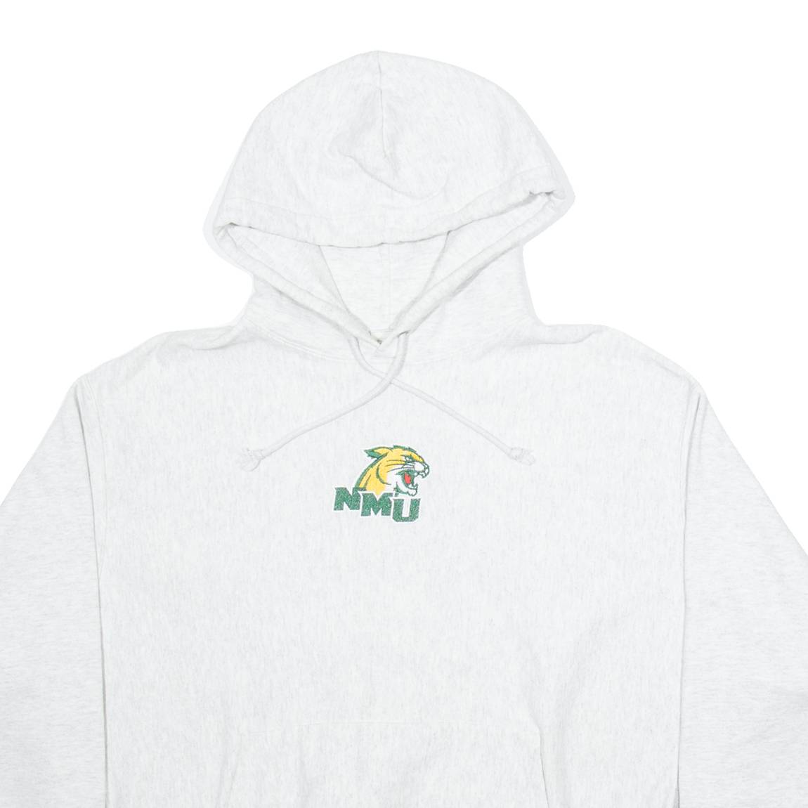 CHAMPION Northern Michigain University Mens Grey Hoodie USA 2XL