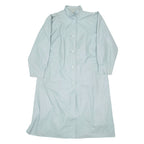 HETTEMARKS Womens Trench Coat Blue M