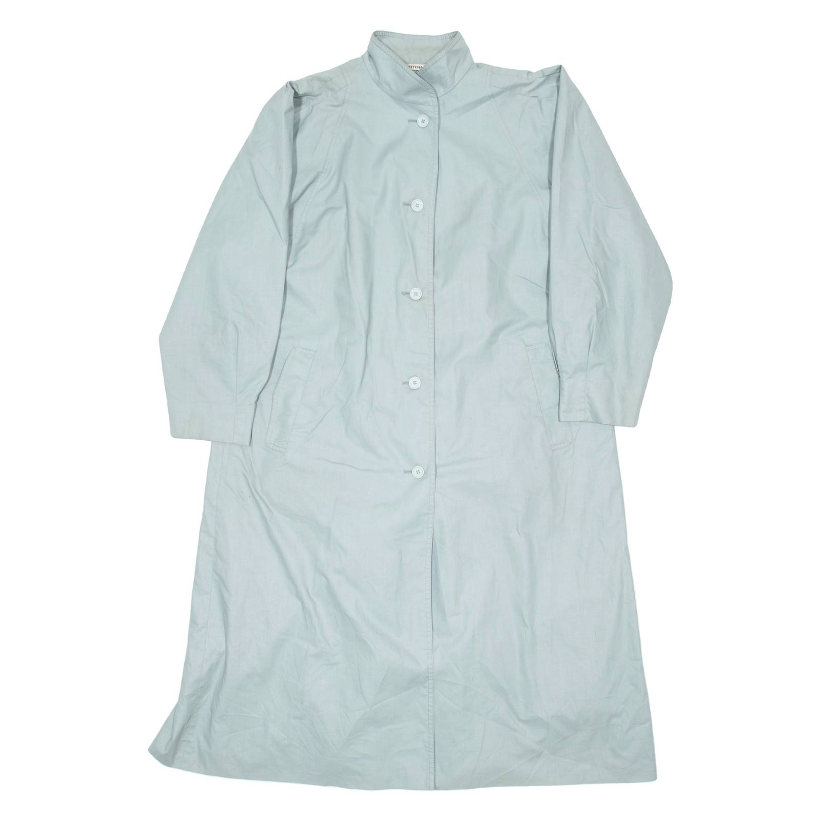 HETTEMARKS Womens Trench Coat Blue M