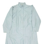 HETTEMARKS Womens Trench Coat Blue M