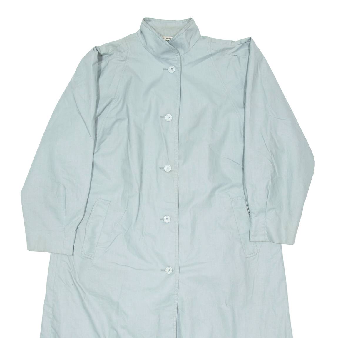 HETTEMARKS Womens Trench Coat Blue M