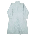 HETTEMARKS Womens Trench Coat Blue M