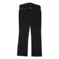 TRUE RELIGION Mens Black Regular Straight Denim Jeans W36 L33 Classic Cotton