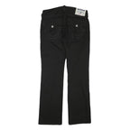 TRUE RELIGION Mens Black Regular Straight Denim Jeans W36 L33 Classic Cotton