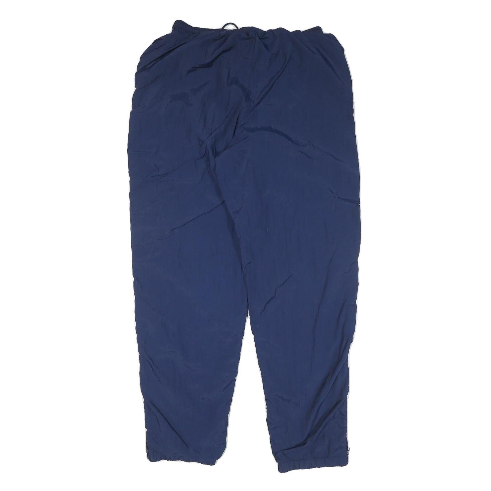 NIKE Mens Joggers Navy Blue L W30 L33 Sportswear Athletic Casual Drawstring