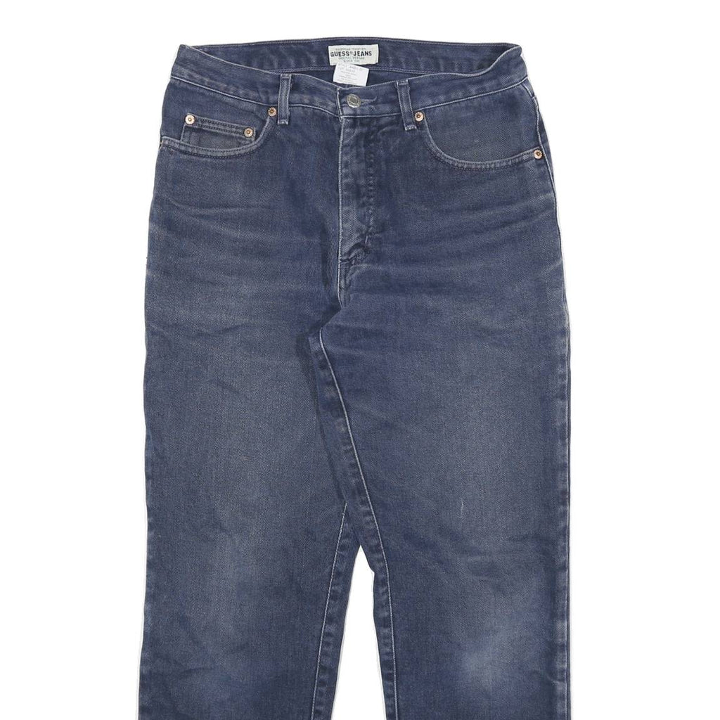 GUESS Mens Jeans Blue Regular Straight Denim Medium W28 L27 Classic Cotton Blend