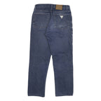 GUESS Mens Jeans Blue Regular Straight Denim Medium W28 L27 Classic Cotton Blend