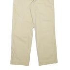 TOMMY HILFIGER Mens Cotton Blend Beige Regular Fit Straight Leg Trousers W30 L27