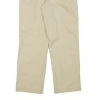 TOMMY HILFIGER Mens Cotton Blend Beige Regular Fit Straight Leg Trousers W30 L27